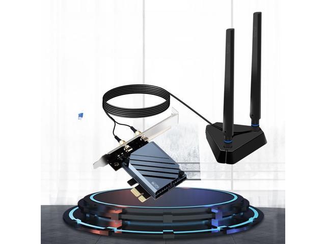 For WiFi7 QCNCM865 PCIE WiFi Adapter BT5.3 2.4G/5G/6GHz FV-BE8800Pro up to 5.8Gbps For Wireless Network Card Win11