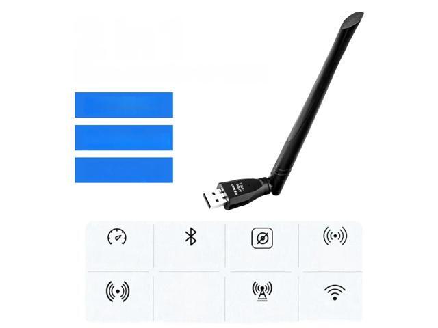 For 2 In 1 WiFi6 WiFi Adapter AX900 BT5.3 Dual band 900Mbps Wireless Network Card Wifi Antenna Dongle Free Drive For PC Win10 11