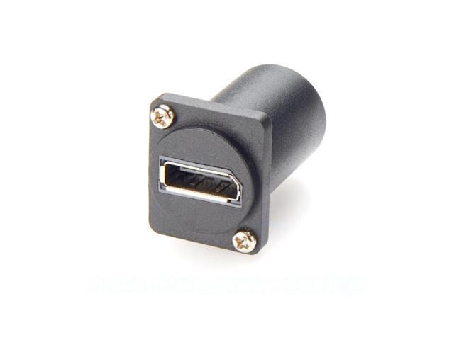 Generic D Type Displayport Panel Mount Adapter DP1.2 4k@60hz Displayport Female to Female Coupler DP Pass through Modular Connector