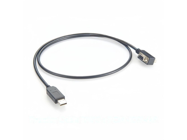 Generic Right Angle Low Profile DB9 Female to USB 2.0 Serial Adapter Cable with FTDI FT232RNL Chip Ultra Thin USB to RS232 COM Port