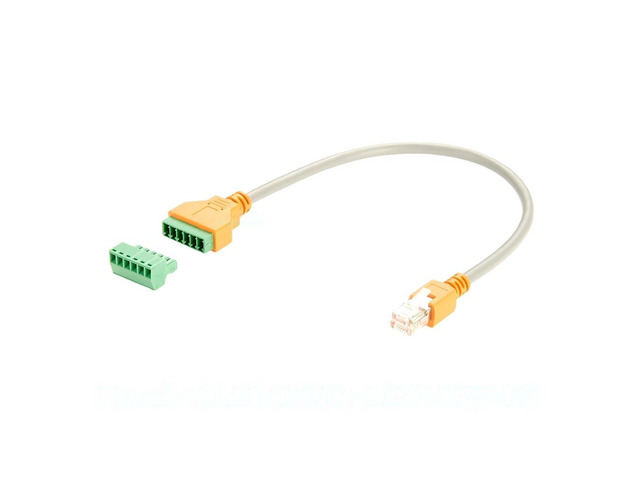 Generic RJ12 6P6C Male to Solderless Terminal Block Adapter Cable RJ12 Press Terminal Board Cable RJ12 Terminal Cable for Telephone