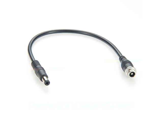 Generic DC 5.5mm x 2.1mm Panel Mount Power Cable DC Male to Female Extension Cable for 12V/24V, CCTV Surveillance Camera, LED Strip