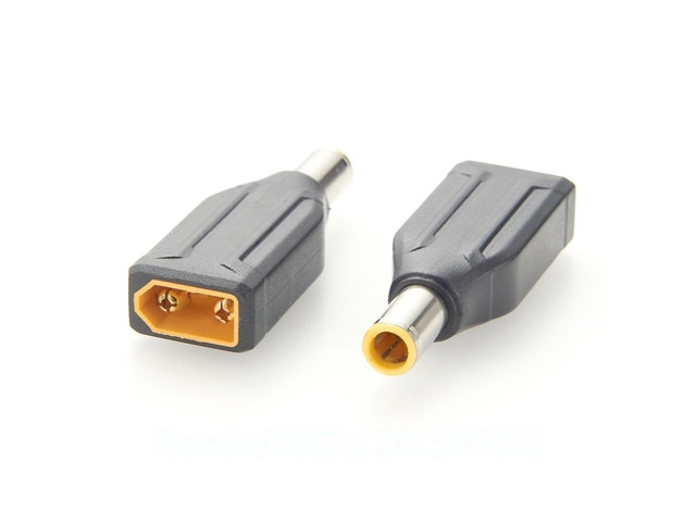 Generic DC 8mm to XT60 Connector XT60 Male to DC 7.9mm x 0.9mm Male Solar Panel Power Adapter for Solar Panel Portable Power Station
