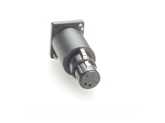 Generic D Series DMX512 XLR 5Pin to RJ45 Cat5e Ethernet Adapter 1Gbps Female to Female Chassis Mount Socket for Compatible With DMX-CON, Stage Light