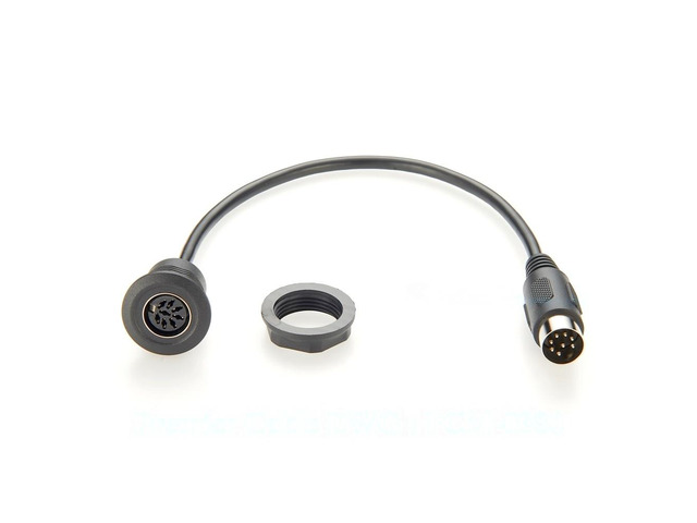 Generic DIN 8Pin Male to Female Extention Cable Flush Panel Mount 8-Pin DIN Connector Audio Cable for Industrial Control