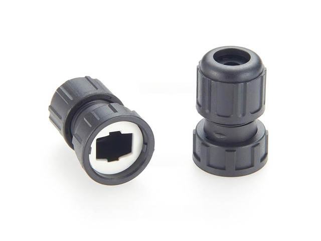 Generic IP67 RJ45 Cable Gland Waterproof Cat5e Ethernet Quick Release Cord Grip Connector Bayonet Lock Network LAN Grommet Protector