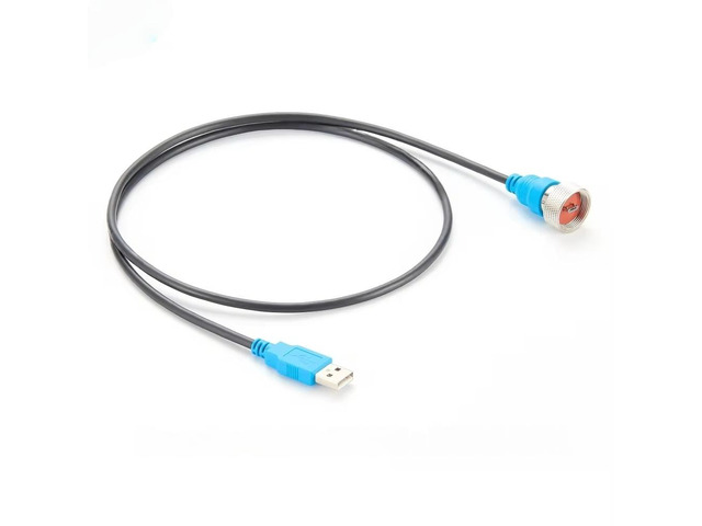 Generic Rugged USB 2.0 A to Micro USB Extension Cable IP67 Flush Panel Mount Male to Male Charging & Data Cable for Hard Driver