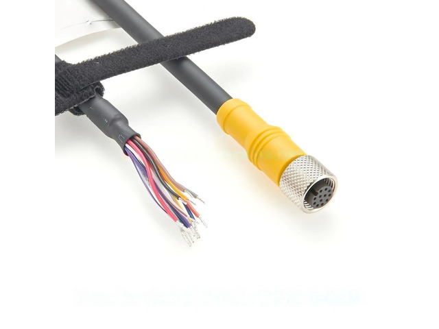 Generic M12 12Pin Female To Flying Lead Cable M12 A Code GPIO Power I/O Trigger Cable High Flex Compatible With Congnex CCB-PWRIO-05