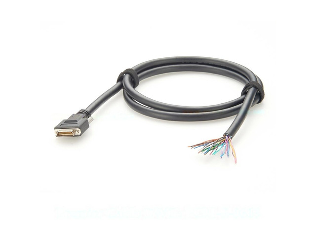 Generic Micro-D Cable Assembly Micro DB25 Female Receptacle to Free End CMD 25Pin D-Sub Connector to Pigtail Compatible With Molex 834249014