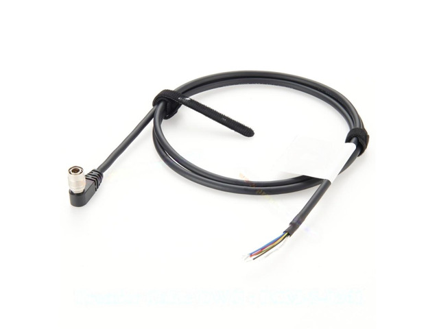 Generic Right Angle Industrial Camera Trigger Cable Compatible With Hirose HR10A-7P-6P I/O Power High Flex for Basler Gige AVT CCD Camera