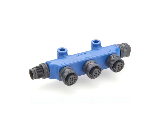 Generic NMEA 2000 N2k 3 Port Tee T Connector Marine M12 Thread IP67 3 Way MultiPort Backbone Drop T Adapter For Can Bus CANOpen Garmin
