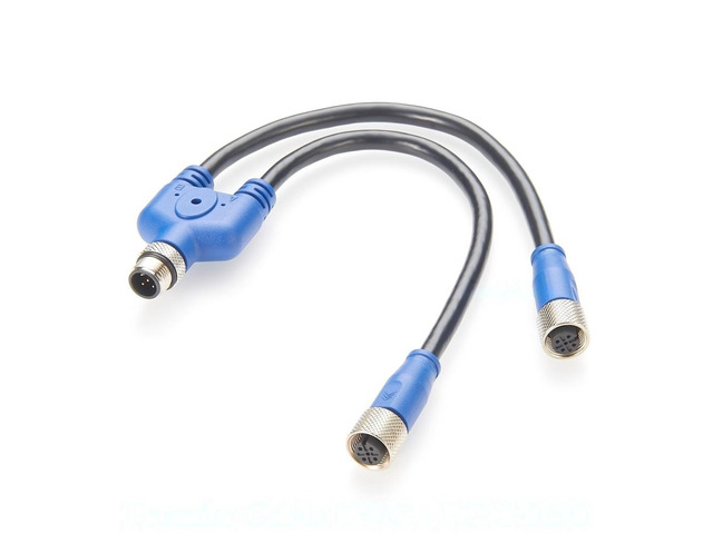 Generic NMEA 2000 M12 Y Splitter Cable IP67 M12 A Code 5Pin Male to Female Extension Cable Marine Boat Backbone Cable for CANBUS CANOpen