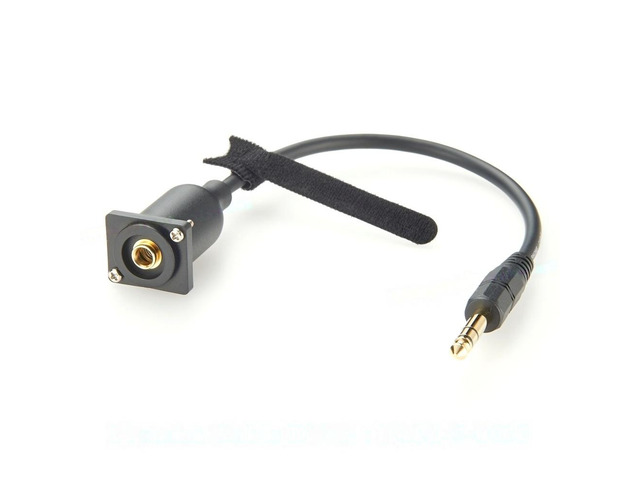 Generic D Type 6.35mm Stereo TRS 1/4Inch Male to Female Extension Cable Chassis Panel Mount Feedthru Mic Audio Headphone Speaker Cord