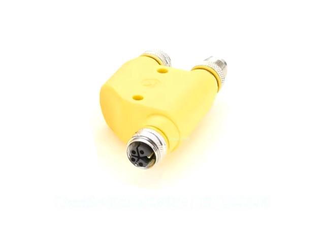 Generic Signal M12 H Splitter H Coupler K Coding Male to Female Adapter Waterproof M12 K Code Power Connector 4 pin Plug