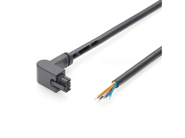 Generic Up Angle Micro-Fit 3.0mm 8Pin Female to Open End Cable 90 Degree Micro Fit Connector Power Signal Harness 20AWG for Robotics