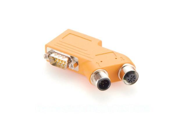 Generic PLC CAN Bus CANopen Connector D Sub DB9 RS232 to Micro Change M12 A Code Adapter Compatible With Phoenix SUBCON-PLUS-CAN/35/PG/M12