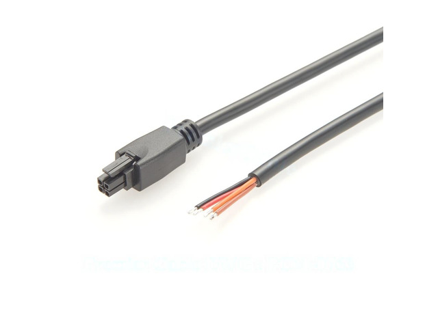 Generic Compatible With Molex 43025-0400 4 Pin Micro-Fit 3.0 Receptacle to Open End Cable Assembly Dual Row 4 Circuit Power Signal Cable
