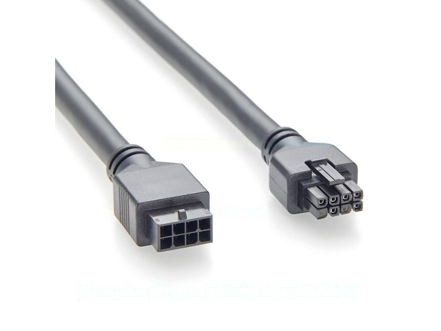 Generic Micro-Fit 3.0 8Pin Male to Female Cable 8 Circuits Dual Row Power and Signal Cable Compatible With Molex 430200801 to 430250800