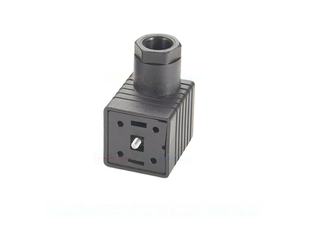 Generic DIN 43650 Form A Solenoid Valve Connector DIN Valve Field Attachable Connector for Hydraulic Pneumatic Compatible With Hirschmann
