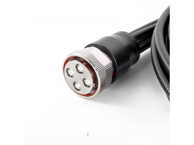Generic MQ4 to NEX10 Jumper Cable 4 Ports MQ4 Connector to Nex10 Male Connectors Dielectric Super Flexible Cable Jumper (3m)
