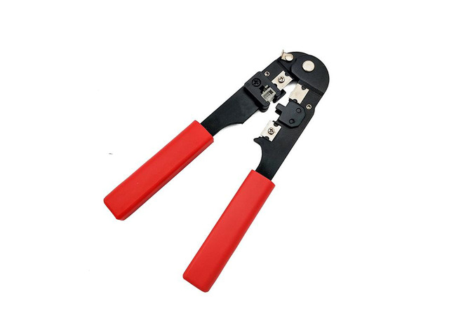 Generic 1PCS RJ12 6P6C Right buckle Crystal Head Special Crimping Pliers Right Buckle Data Cable Crimper Pliers For NTX EV3
