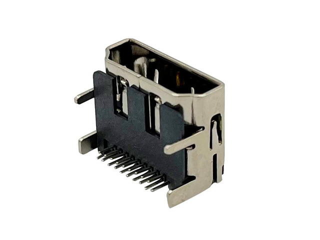 Generic 20pcs HDMI 19Pin Connector DIP Male Plug Interface HDMI-compatible TYPE-A Female 2 Row Pins for HD Equipment Socket