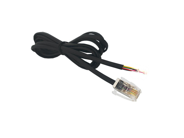Generic 1M RJ11 Cable 4P4C Medical Aerospace communications Special equipment Dedicated telephone line network Plug UK double shrapnel