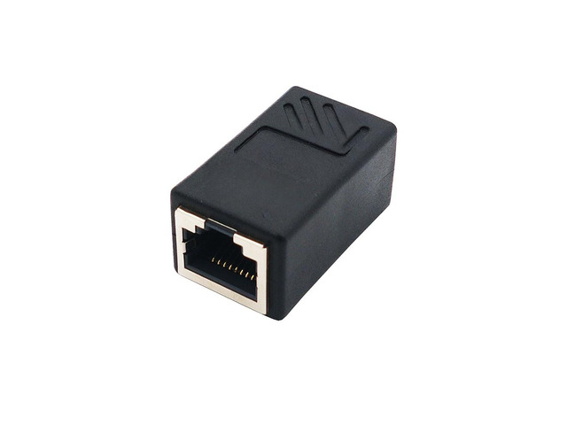 Generic 5PCS RJ45 Coupler Extender Connector Cat 5 Cat6 Cat6a Ethernet Coupler Female To Female PC Hardware Adapter