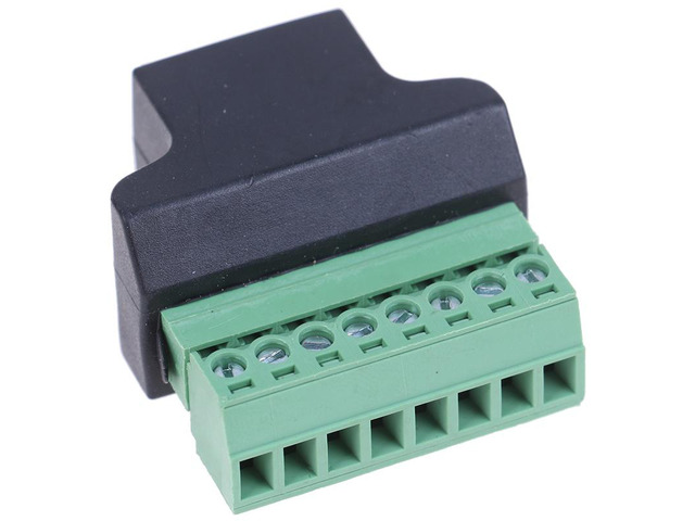 Generic RJ45 Female Jack To Screw Terminal Block Converter Adapter For Digital DVR