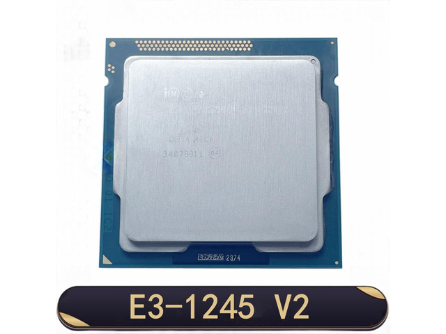 Xeon E3-1245 V2 E3 1245 V2 3.4 GHz Quad-Core Eight-Thread CPU Processor 8M 77W LGA 1155