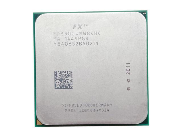 FX-8300 FX 8300 FX8300 3.3 GHz Eight-Core 8M Processor Socket AM3+ CPU 95W Bulk Package FX-8300