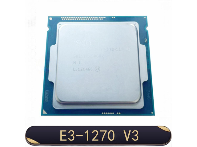 Xeon E3-1270 v3 E3 1270 v3 E3 1270v3 3.5 GHz Quad-Core Eight-Thread CPU Processor L2=1M L3=8M 80W LGA 1150