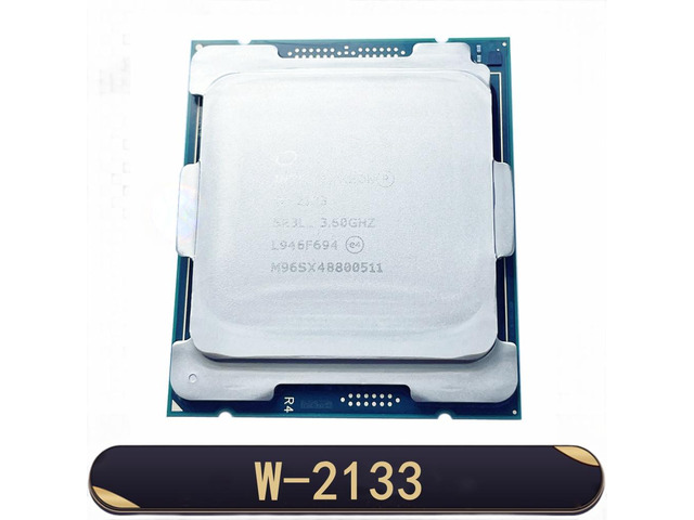 Xeon W-2133 CPU 14 Nm 6-Cores 12-Threads 3.6GHz 8.25MB 140W Processor W2133 LGA2066 forC422 Motherboard