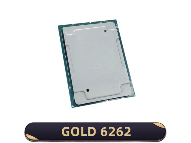 XeoGold 6262 CPU 24 Cores 48 Threads 1.9GHz 33MB 135W processor LGA3647 CPU for C621 server motherboard Xeon 6262 processor