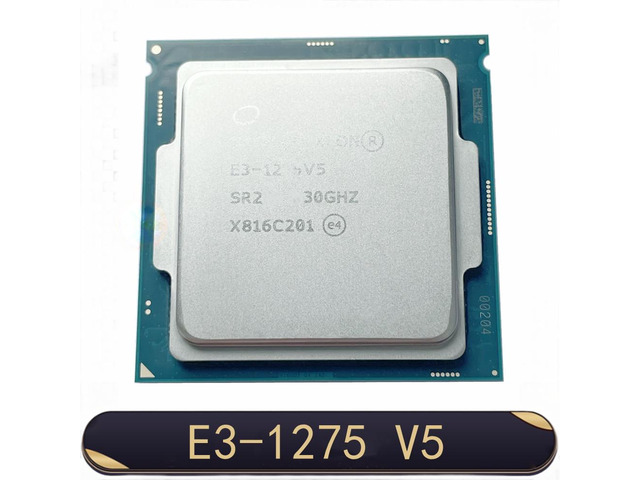 XEON E3-1275V5 E3-1275 V5 3.60GHZ Quad-Core 8M Cache LGA1151 TPD 80W Desktop CPU