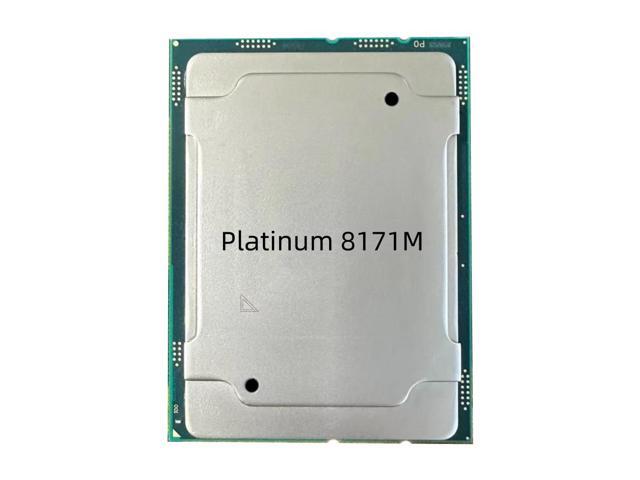 Xeon Platinum 8171M CPU 26 Cores 52 Threads 2.6GHz LGA3647 for C621 Server Motherboard 8171M Processor