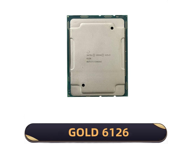 Xeon GOLD 6126 SR3B3 19.25M Cache 2.60GHz 12-cores 125W LGA3647 CPU Gold6126