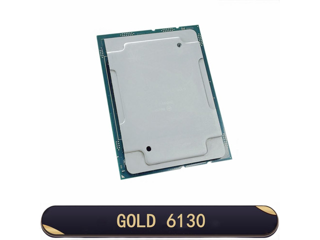 Xeon GOLD 6130 SR3B9 2.10GHz 22MB Smart Cache 16-Cores 32-Thread 125W LGA3647 CPU Processor GOLD6130