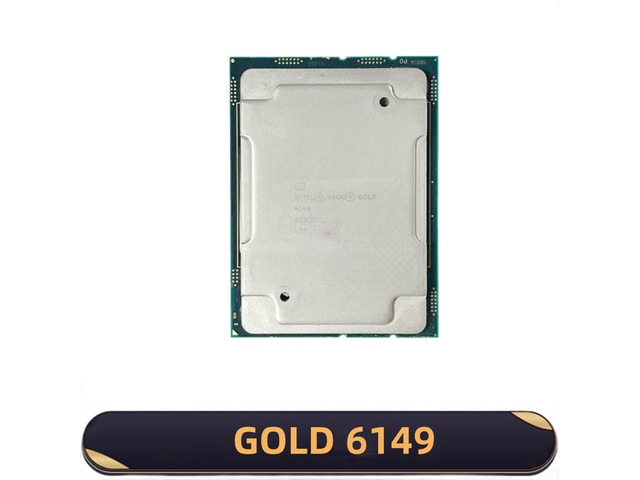 Xeon Gold 6149 CPU 16-Cores 32-Threads 3.1GHz 22MB 205W LGA3647 for C621 motherboard