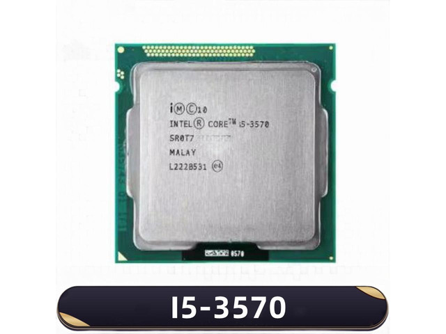 Core i5 3570 Processor Quad Core 3.4Ghz L3=6M 77W Socket LGA 1155 Desktop CPU I5-3570
