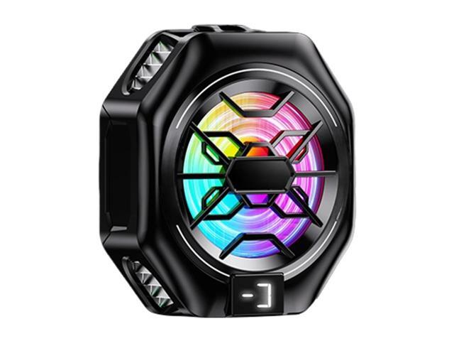 2 IN 1 Magnetic/Back-clip Fast Cooling Phone Cooler with Digital Display Mobile Phone Cooler Portable Phone Radiator Cooling Fan