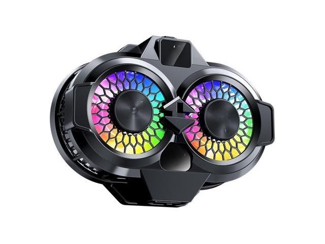 SL57 Dual Cores Semiconductor Magnetic & Clip Icing Cooler Portable Silent Fast Cooling Radiator for Phone Gaming Live Streaming