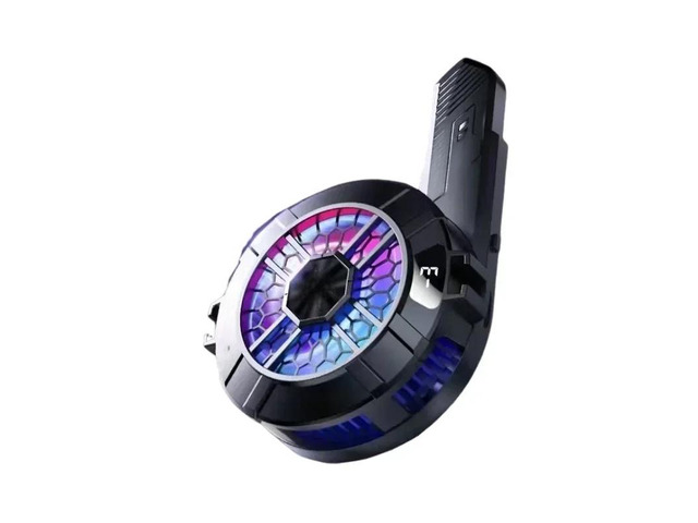 SL33 Mobile Phone Cooling Fan Semiconductor Magnetic/ Back-clip 2 in 1 Cool Heat Sink for IOS Android Universal PUBG Game Cooler