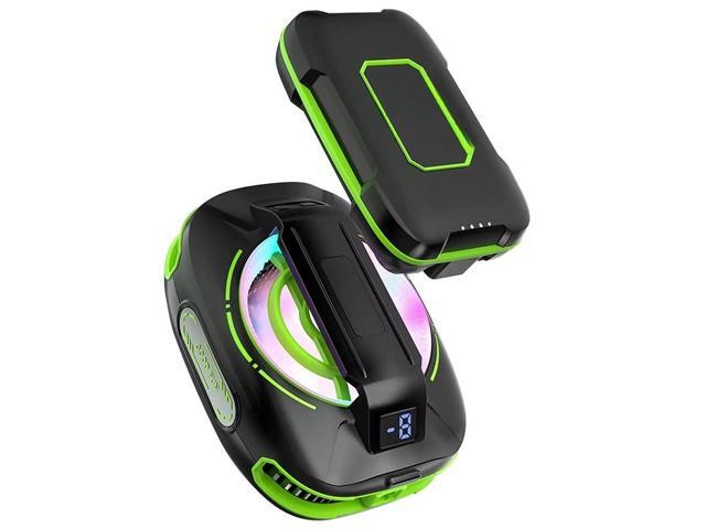 NEW JS85 Phone Silent Cooler Semiconductor Magnetic/ Back-clip Ice Freeze Cooling Radiator with 3000mAh Battery 3 Gears Display