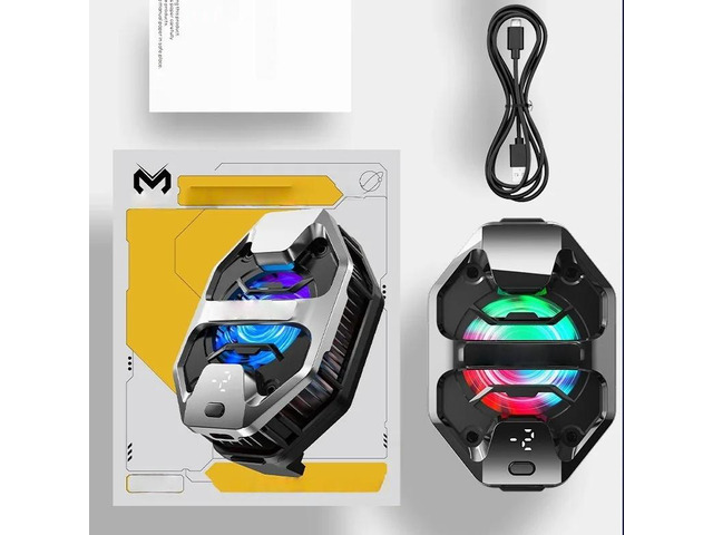 MEMO NEW DL20 Three Gears Adjustable AI Semiconductor Freeze Back-clip Cooling Fan Radiator for IPhone Android PUBG Game Cooler