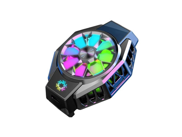 X9 Portable Mobile Phone Game Cooler for PUBG Semiconductor Back-clip Cooling Fan Radiator for IPhone IOS Android Cool Heat Sink