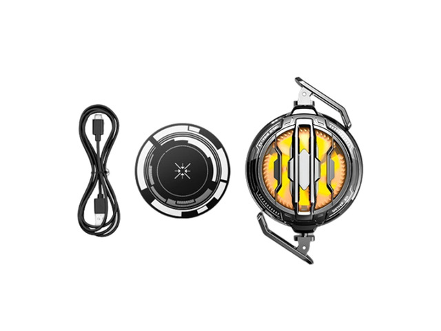 Phone Cooler Cellphone Radiator Gaming Controller Cooling Fan for Phone Live Streaming Tablet Mobile Gaming Outdoor Vlog