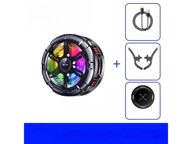 K21 Game Cooler, Mobile Phone Fast Cooling Radiator, Semiconductor Freeze Cool Heat Sink, Magnetic/ Back-clip