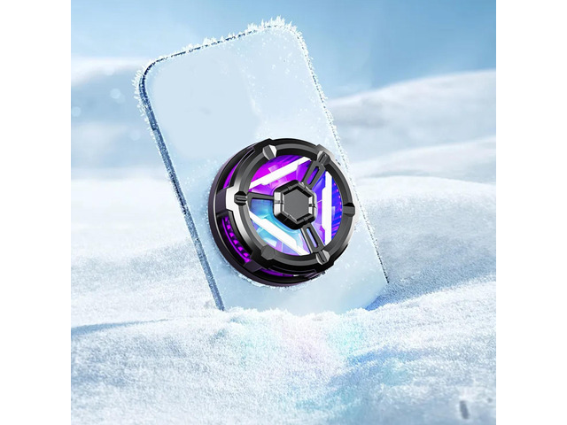 Cell Phone Cooler Universal Quiet 7 Blade Fan Phone Cooling Fan Mobile Phone Radiator for Phone Tablet Gaming, Live Stream