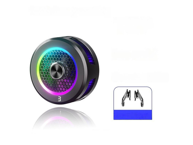 15W High-Power AL19 Semiconductor Cooling Mobile Phone Cooler Radiator Freezing Cold Colorful LED No Noise Temp Display